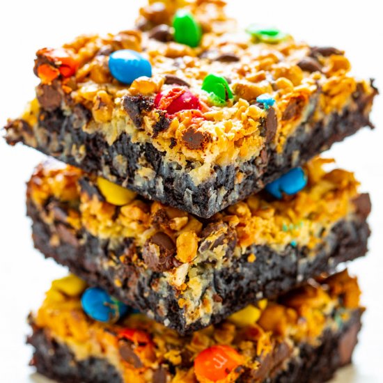 Loaded Seven Layer Brownies