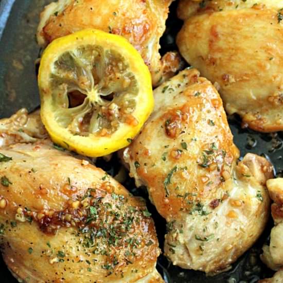 Lemon Garlic Honey Chicken