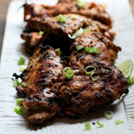 Grilled Jamaican Jerk Chicken