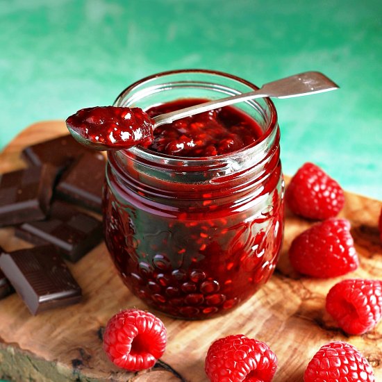 Raspberry & Chocolate Jam