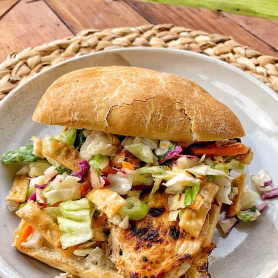 Asian Grilled Chicken Sandwich