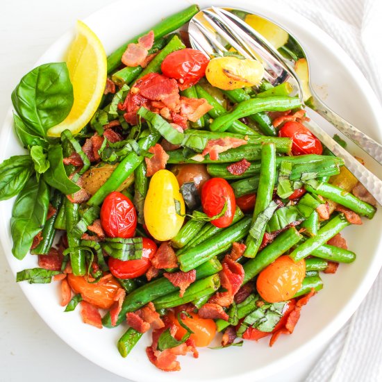 Green Beans with Cherry Tomatoes