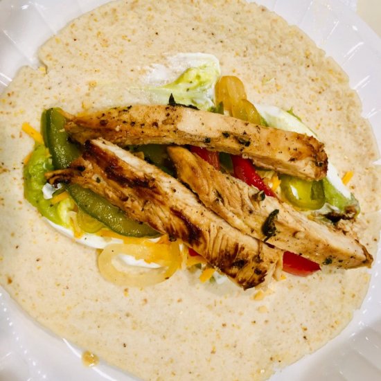 The Best Chicken Fajita Evah!