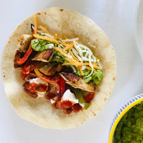 Sheet Pan Chicken Fajitas