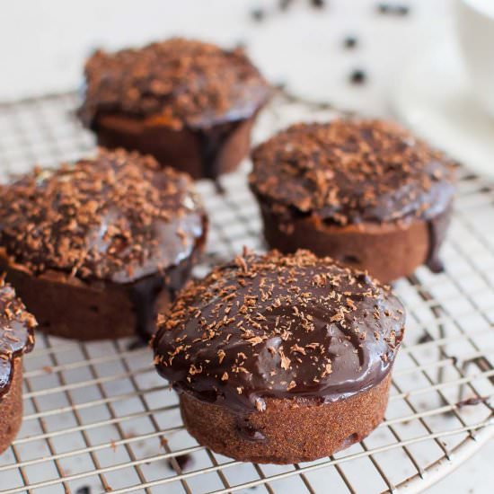 Chocolate Earl Grey Cupcakes