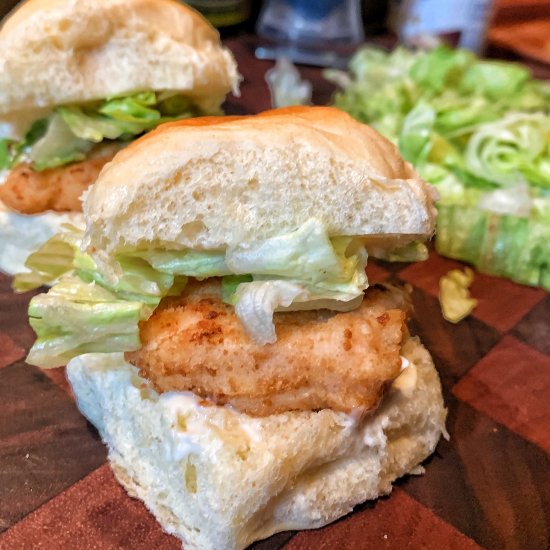 Easy Fried Chicken Sliders