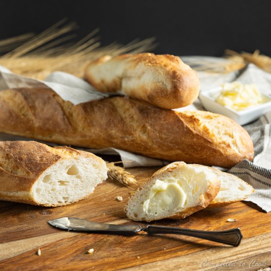 Easy Homemade Baguettes