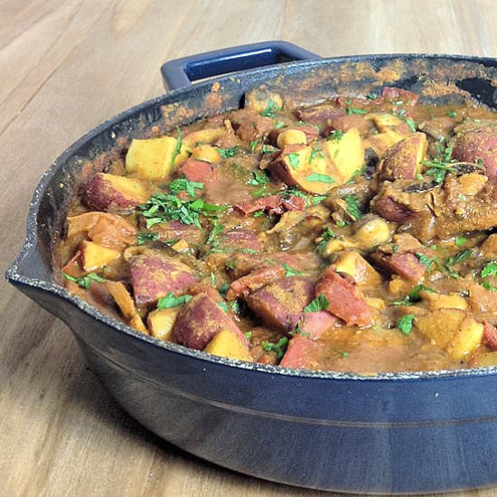 Chickpea, Potato and Tomato Curry