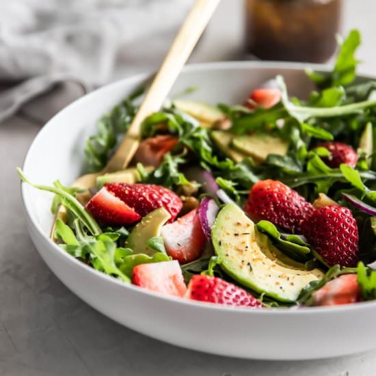 Strawberry Arugula Salad