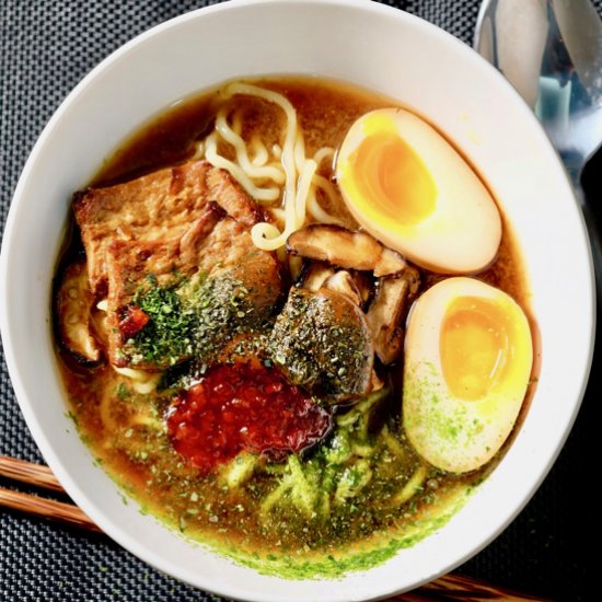 Vegetarian Red Miso Ramen