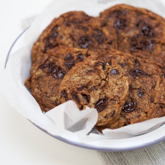 Vegan Chocolate Chip Cookies