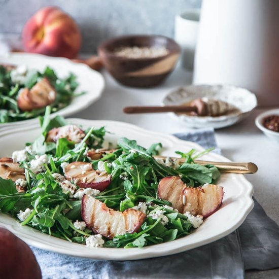 Grilled Peach Salad