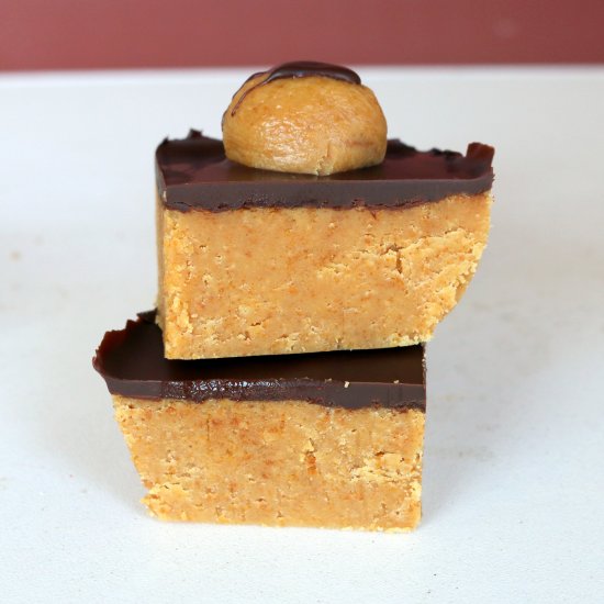 Peanut Butter Chocolate Square