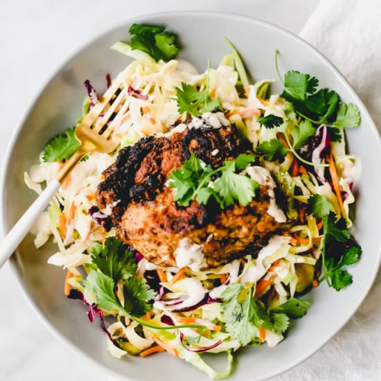 fried chicken salad