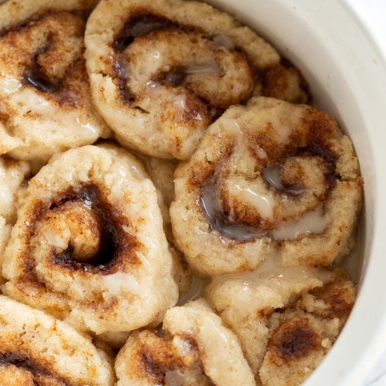 Vegan Gluten free Cinnamon Rolls.