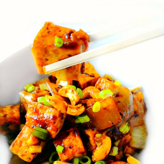 Ginger Cashew Tofu