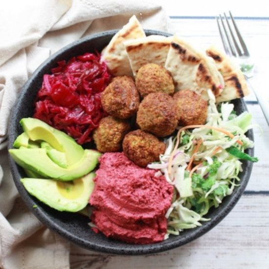 Air Fryer Falafel Bowls