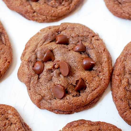 Nutella chocolate chip cookies