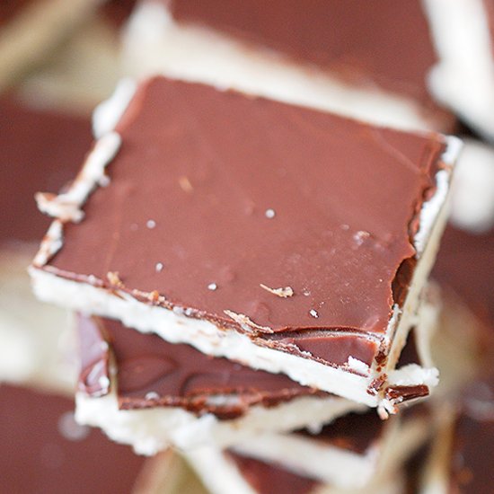 Homemade peppermint patties