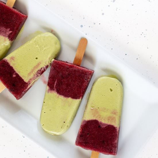 Matcha Popsicles