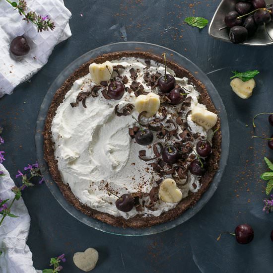 Chocolate Nice Cream Pie