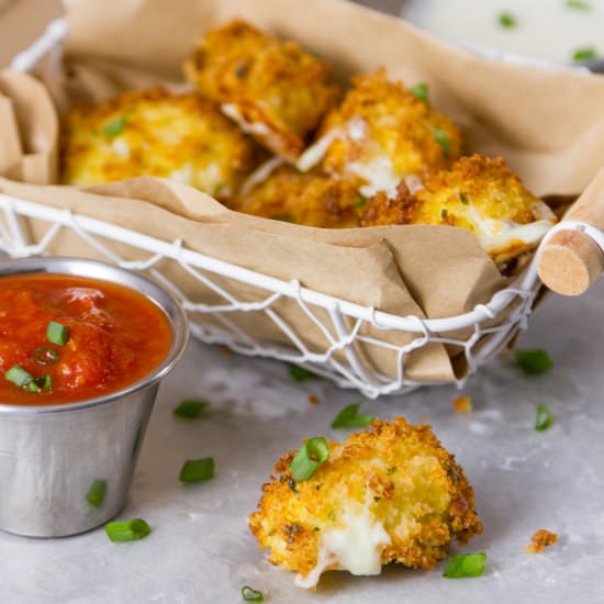 Air Fryer Mozzarella Bites