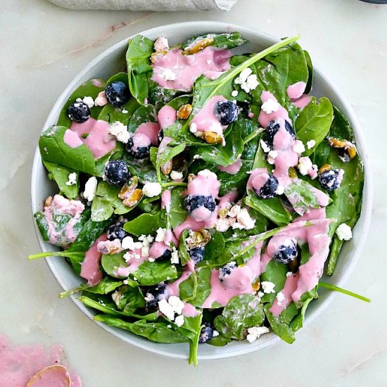 Blueberry Spinach Salad