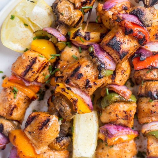 Grilled Chicken Kabobs