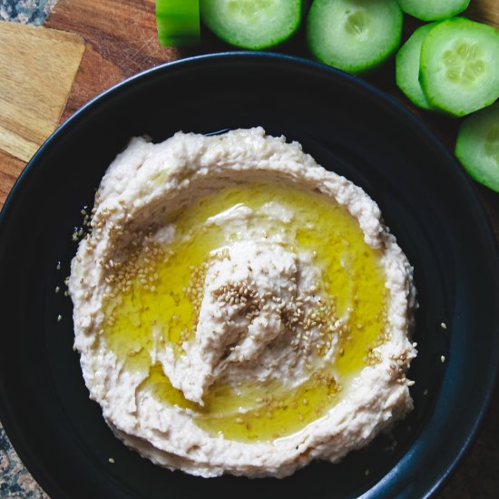 The Simplest White Bean Hummus