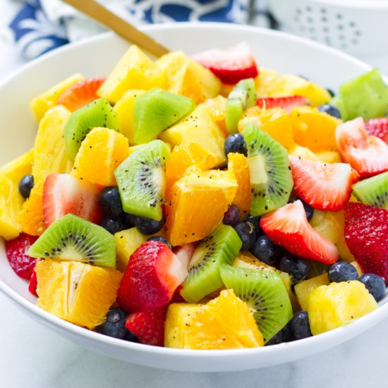 Fruit Salad with Orange Dressing