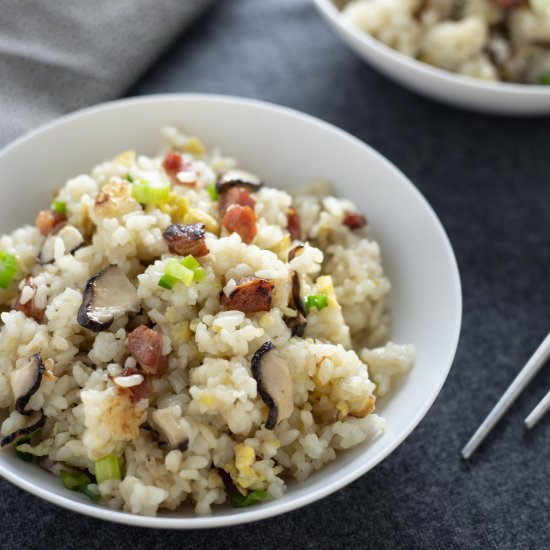 Fried Rice with Chinese Sausage