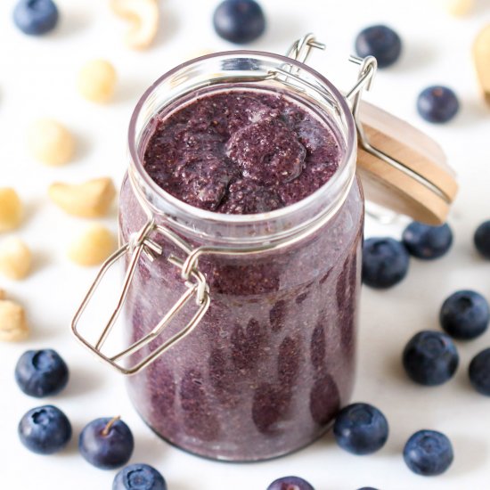 Blueberry Macadamia Butter