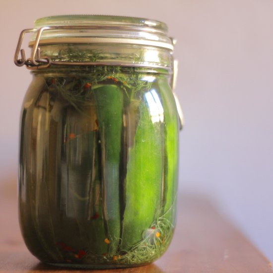 Refrigerator Dill Pickles