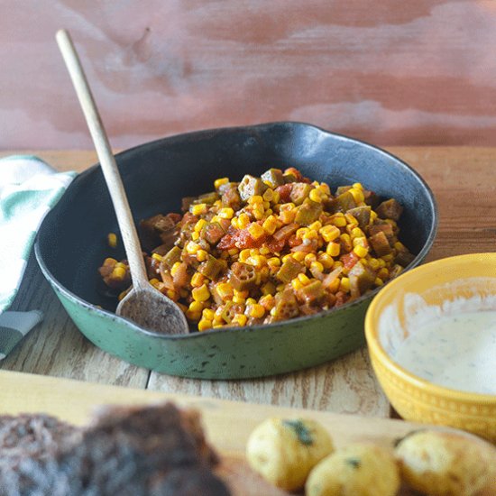 Cajun Mexican Okra & Corn