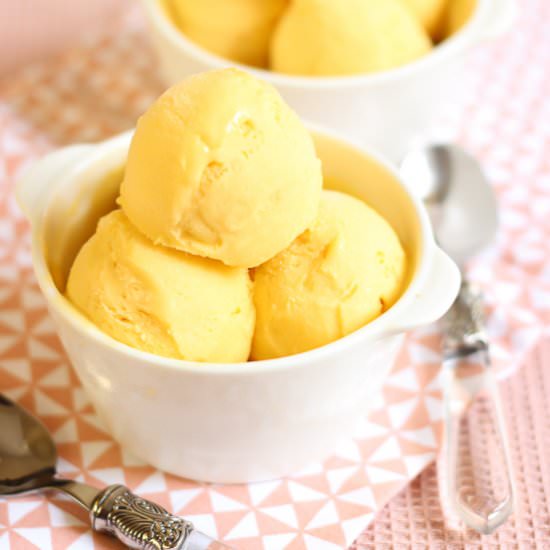 Mango ice cream