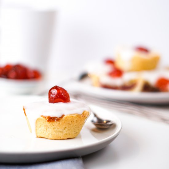 Cherry Bakewell Tarts