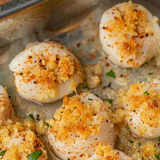 Crispy Baked Scallops