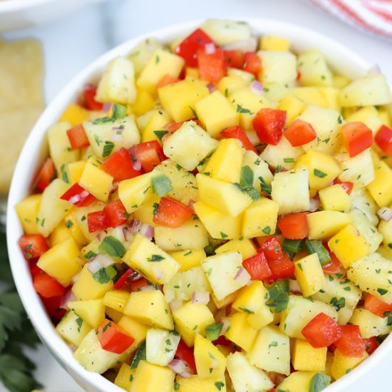 Pineapple Mango Salsa