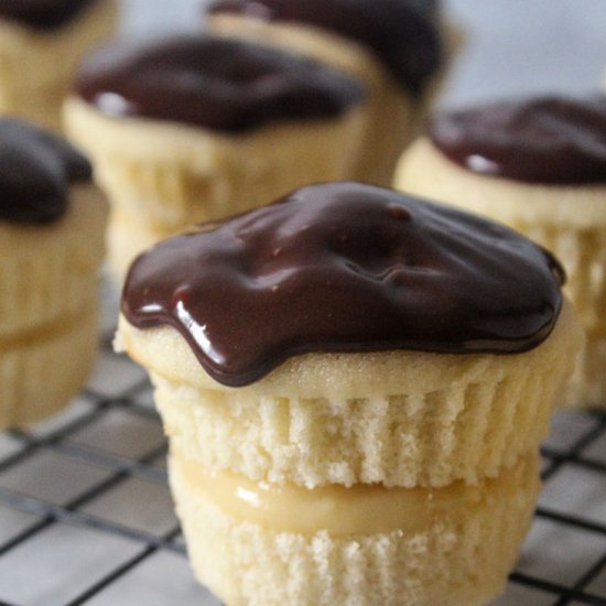 Boston Cream Pie Cupcakes