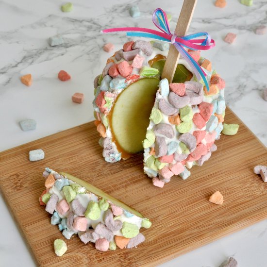 Cereal Marshmallow Caramel Apple