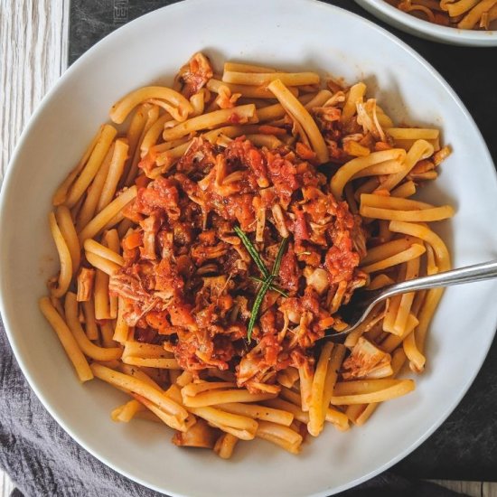 Vegan Jackfruit Bolognese