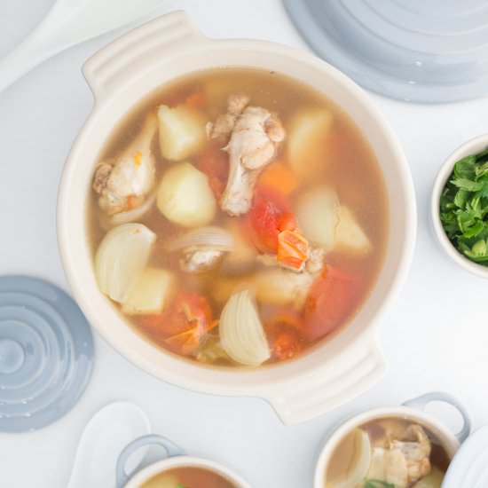 Thai Potato Soup with Chicken