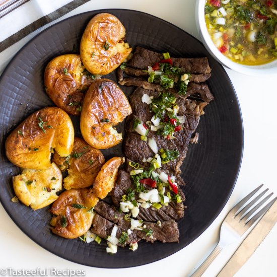 Crispy Steak and Potatoes