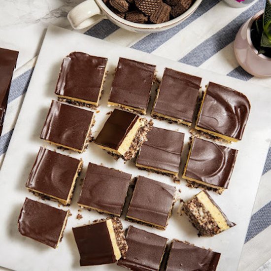 Nanaimo Bars with Loacker Chocolate