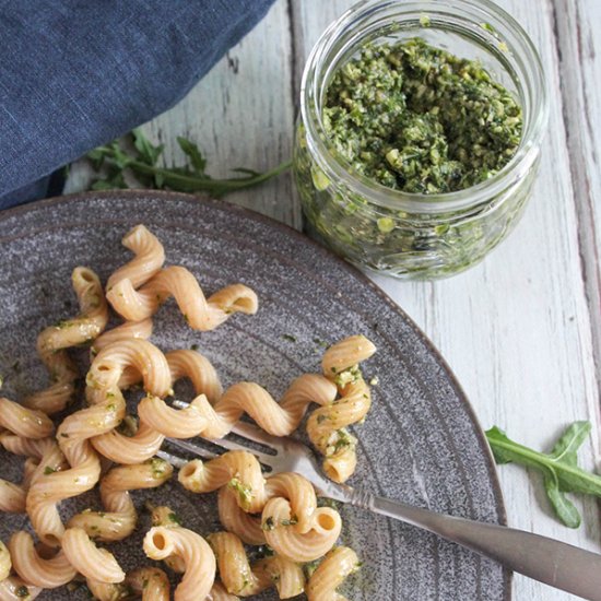 Arugula Pesto with Basil and Walnut