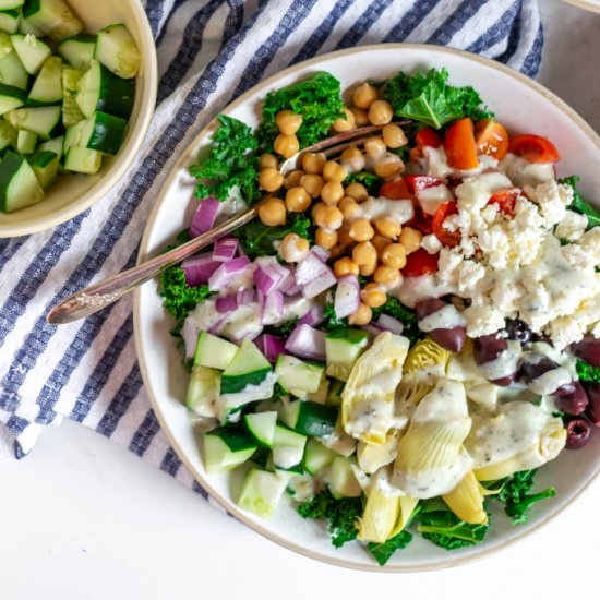 KALE GREEK SALAD