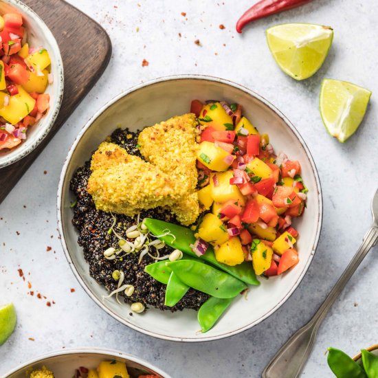 Quinoa Bowl with Macadamia-Tofu