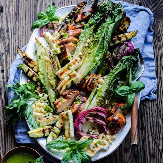 grilled farmers market salad