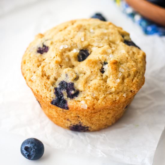 Toaster Oven Blueberry Muffins