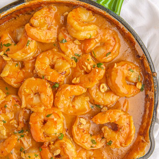 Thai Peanut Shrimp